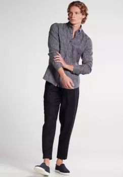 Мужская рубашка ETERNA, синяя