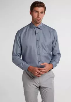 Мужская рубашка ETERNA, синяя