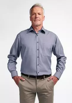 Мужская рубашка ETERNA, синяя