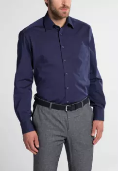 Мужская рубашка ETERNA, синяя