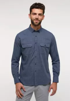 Мужская рубашка ETERNA, синяя