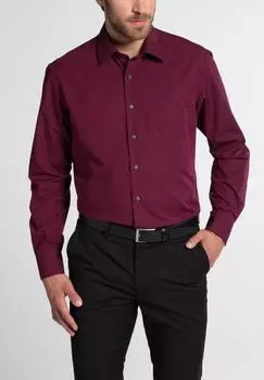 Мужская рубашка ETERNA, темно-красная