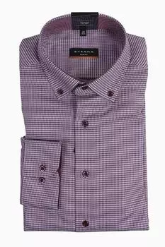 Мужская рубашка ETERNA, темно-красная