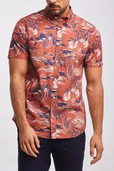 Мужская рубашка Gant, розовая