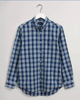 Мужская рубашка Gant, синяя