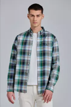 Мужская рубашка Gant, зеленая