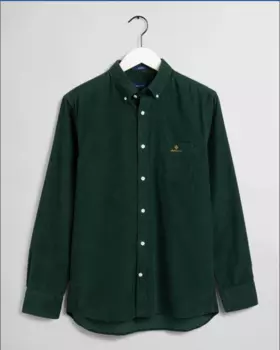 Мужская рубашка Gant, зеленая