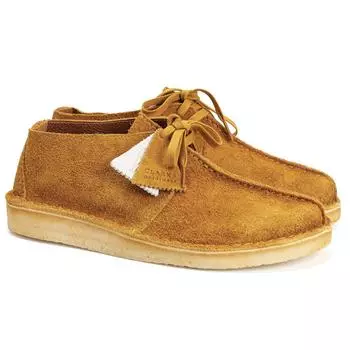 Мужские ботинки Clarks, коньячные