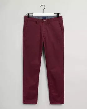 Мужские брюки чинос Gant, бордовые