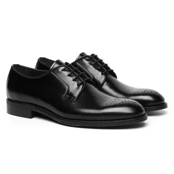 Мужские дерби брогированные Bugatti, черные
