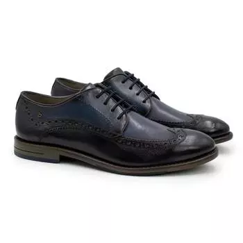 Мужские дерби брогированные Bugatti (Livorno Flex Evo 311A5T02-1010), синие