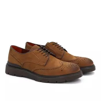 Мужские дерби брогированные Bugatti, желтые