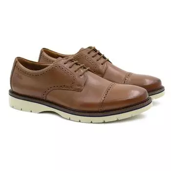 Мужские дерби брогированные Clarks (Bayhill Cap 26157906), коричневые