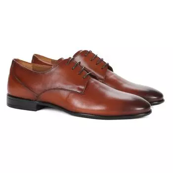 Мужские дерби Clarks, коньячные