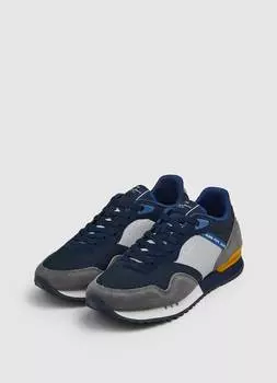 Мужские кроссовки Pepe Jeans London (LONDON ONE BASIC M PMS30871), серые