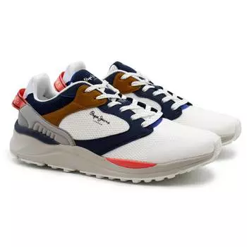 Мужские кроссовки Pepe Jeans London (TRAIL KNIT 22 PMS30835), белые