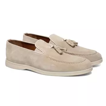 Мужские мокасины Clarks, бежевые