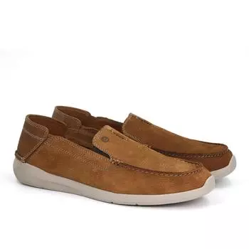 Мужские мокасины Clarks, коричневые