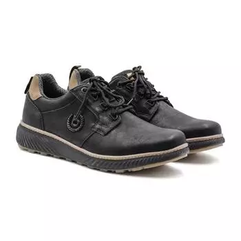 Мужские полуботинки Bugatti(Dex 321A0E01-5000), черные