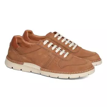 Мужские полуботинки Clarks, коньячные