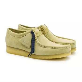 Мужские полуботинки Clarks(Wallabee 26155515), бежевые