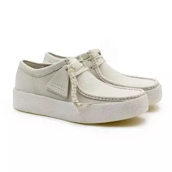 Мужские полуботинки Clarks (Wallabee Cup 26158153), белые