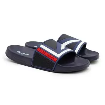 Мужские сланцы Pepe Jeans London (SLIDER FLAG PMS70107), синие