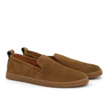 Мужские слипоны Clarks, коричневые