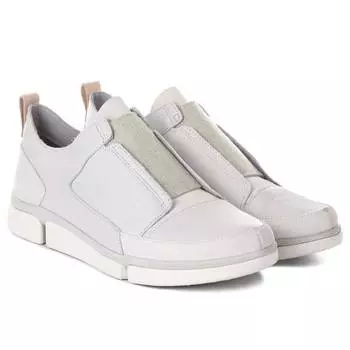 Мужские слипоны Clarks(TriVerve Slip 26139569), белые
