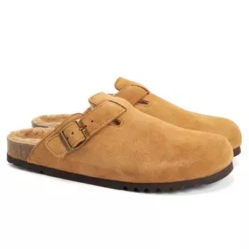 Мужские тапочки SCHOLL, коньячные