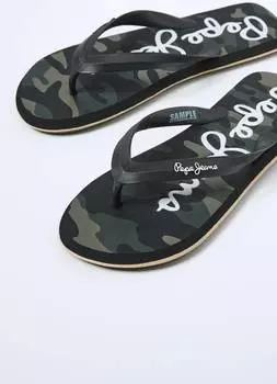 Мужские вьетнамки Pepe Jeans London (WHALE CAMO s_PMS70116), черные