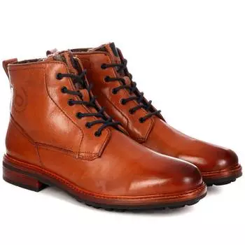 Мужские высокие ботинки Bugatti(Radmillo 31178150-1000), коньячные