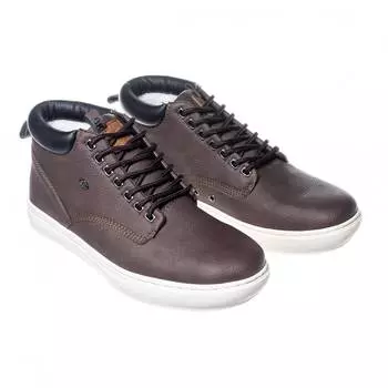 Мужские высокие кеды British Knights(WOOD B44-3616-01), коричневые