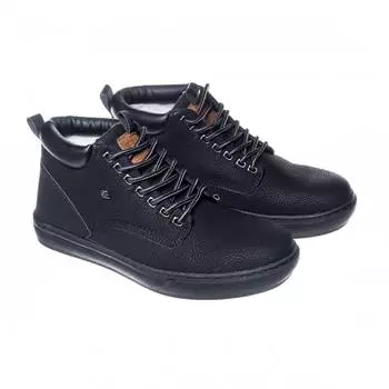 Мужские высокие кеды British Knights(WOOD B44-3616-04), черные