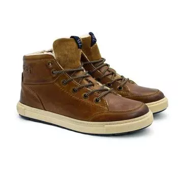 Мужские высокие кеды Bugatti (Huberto 321A5G50-1000), коричневые