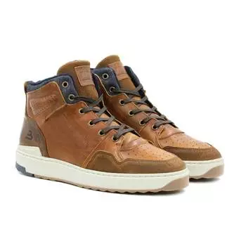 Мужские высокие кеды Bullboxer, коньячные