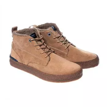 Мужские высокие кеды Pepe Jeans London(LEMMY CHUKKA FLEECE PMS50186), коричневые