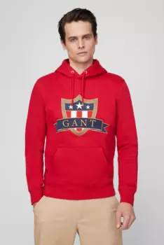 Мужское худи Gant, красное