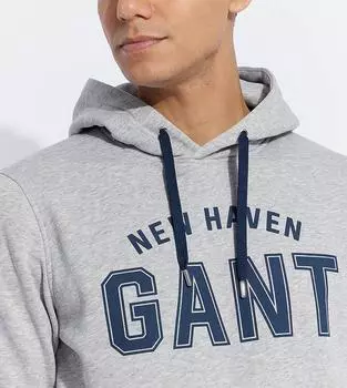 Мужское худи Gant, серое