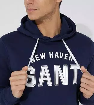 Мужское худи Gant, синее
