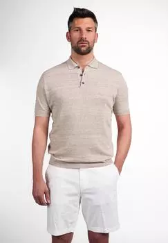 Мужское поло Eterna,бежевое