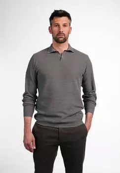 Мужское поло Eterna, серое