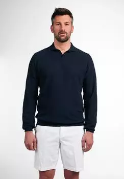 Мужское поло Eterna, синее