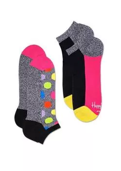 Носки Happy socks 2-Pack Athletic Big Dot Low Sock ATBDO02