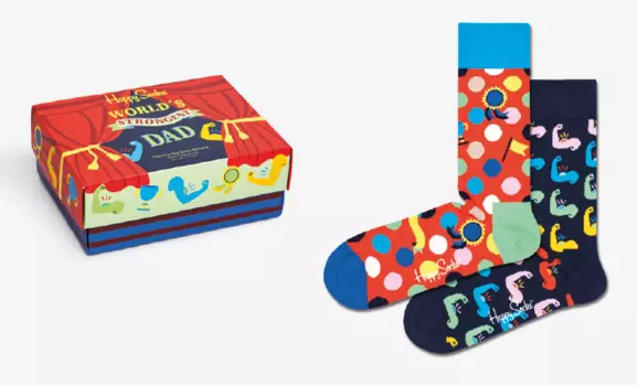 Носки Happy socks 2-Pack Fathers Day Socks Gift Set XFAT02