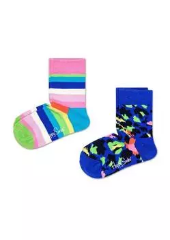 Носки Happy socks 2-Pack Kids Stripe Socks KSTR02