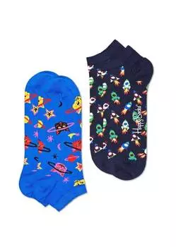 Носки Happy socks 2-Pack Space Cat Low Sock SPA02 6300