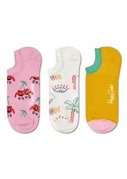 Носки Happy socks 3-Pack Cherry Mates No Show Sock CMA39