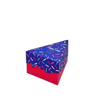 Носки Happy socks 3-Pack Happy Birthday Cake Socks Playing Gift Set XBDC08