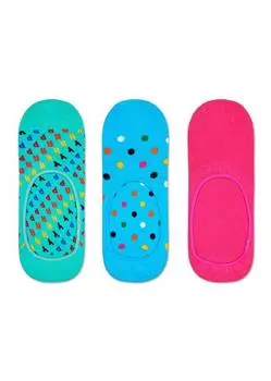 Носки Happy socks 3-Pack Happy Liner Sock HAP18 7300